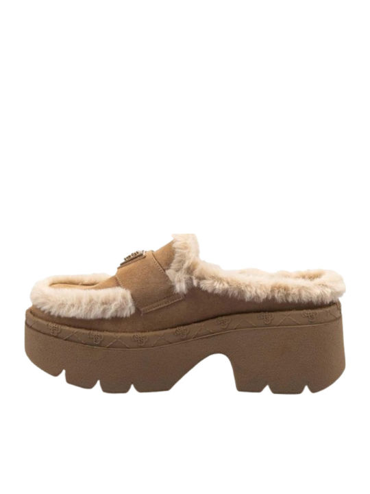 Winter Women's Slippers Beige