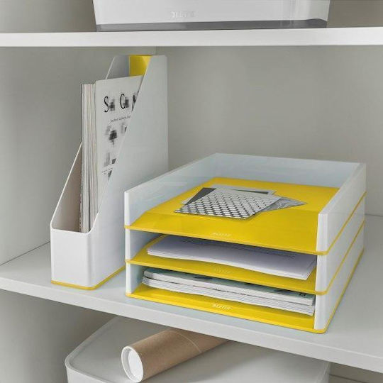 Leitz Ablagekorb Gelb Kunststoffmaterial