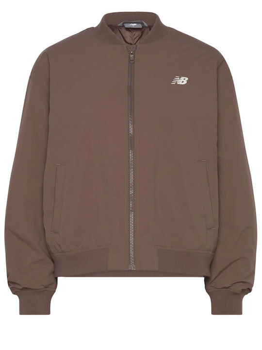 Κοντό Γυναικείο Bomber Jacket Dark Mushroom