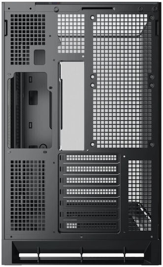 Xigmatek PANO II Геймърско бюро Midi Tower Компютърна кутия със страничен прозорец и ARGB осветление Черен