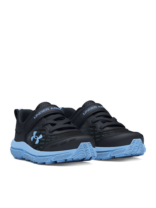 Assert 10 Kids Sports Shoes Running with Hoop & Loop Closure Black