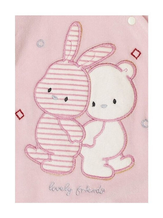 Evita Set Onesie Pink