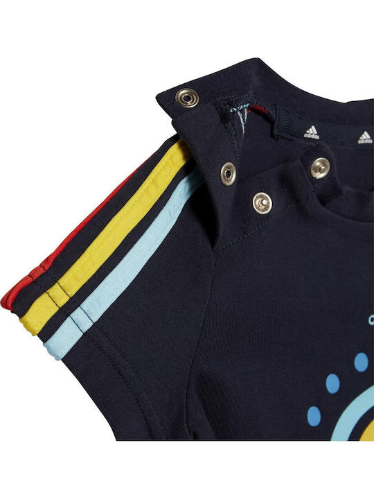 adidas Къс ръкав Черен 2бр