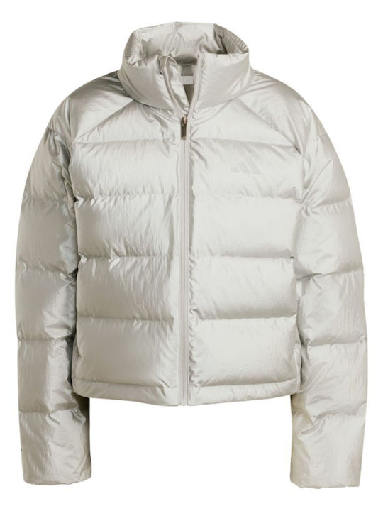 Helionic Down Jachetă de femei Puffer cu protecție împotriva vântului Grey - Silver