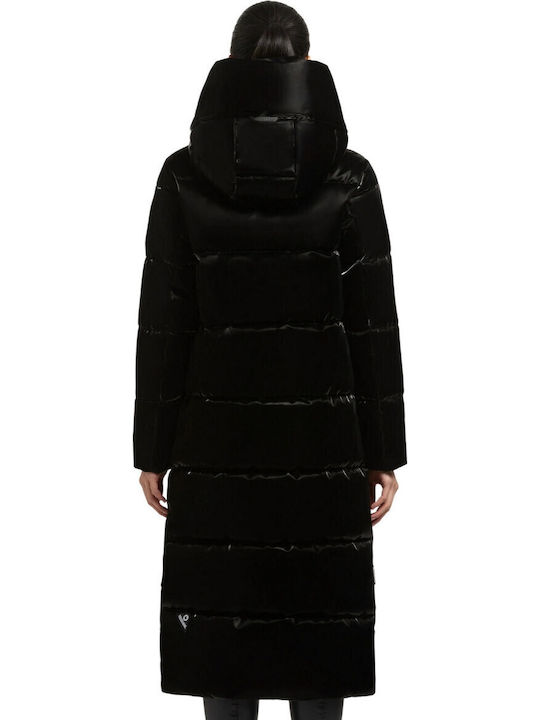 Women's Lifestyle Jacket for Spring or Autumn Shiny Black