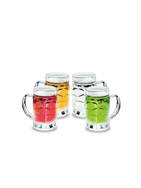 Winkee Set of Glasses Shooters / Beer, μπίρας made of Glass 50ml 4pcs