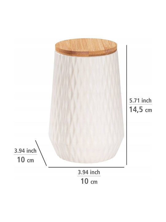 Wenko Vase General Use with Lid Ceramic 600ml