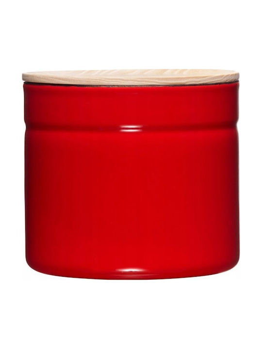 Riess Vase Allgemeine Verwendung mit Deckel Hölzernes 1300ml