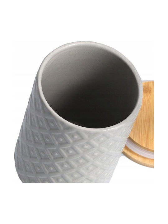Zeller General Use Vase with Lid Ceramic 770ml 1 Piece