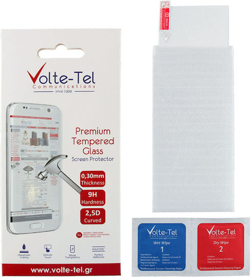 Volte-Tel 2.5D Vollflächig gehärtetes Glas (Huawei P Smart Pro)