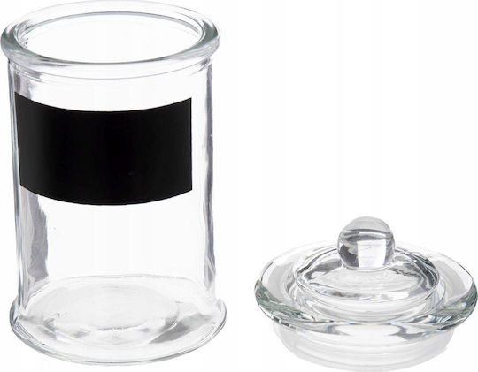 5Five 5Five Allgemeine Verwendung Glas Vasen mit Deckel Schwarzes 150ml 1 Stück
