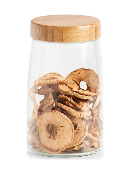 Zeller Vase General Use with Airtight Lid Glass Transparent 1600ml