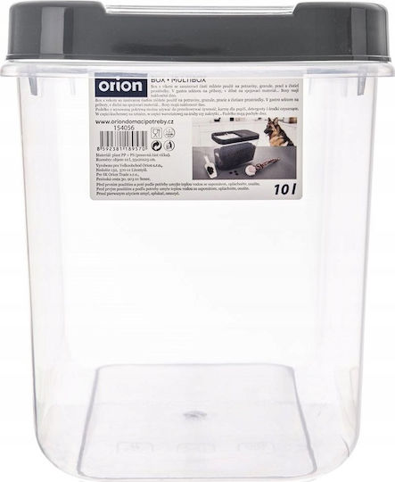 Orion Pasta Jar with Lid Plastic Grey 10000ml