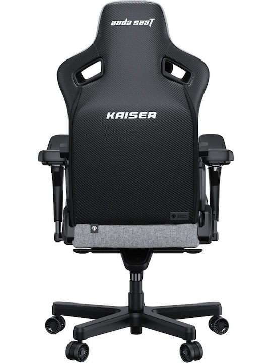 Anda Seat Kaiser 3 PRO XL Artificial Leather Gaming Chair with Adjustable Arms Gray