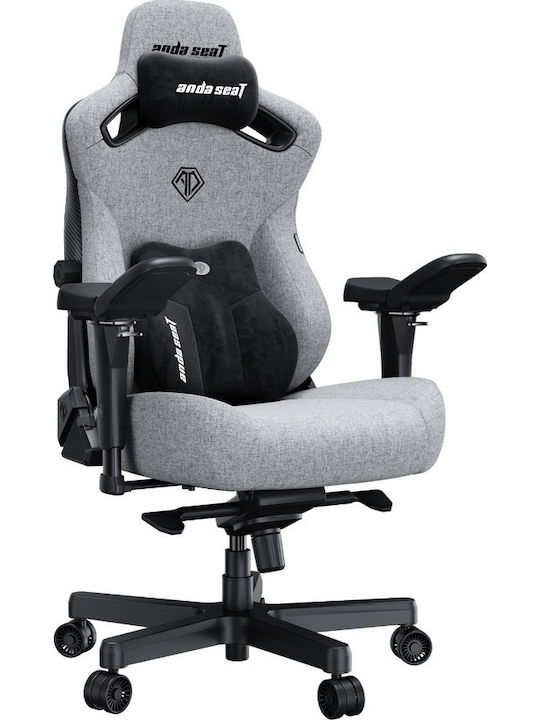 Anda Seat Kaiser 3 PRO XL Artificial Leather Gaming Chair with Adjustable Arms Gray