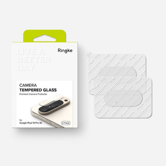 Ringke Protector Kameraschutz Gehärtetes Glas 2τμχ für das Google Pixel 10 Pro XL