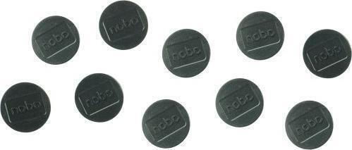 Nobo Set Magnete mit Anziehungskraft 1.5kg 38x38mm 10Stück