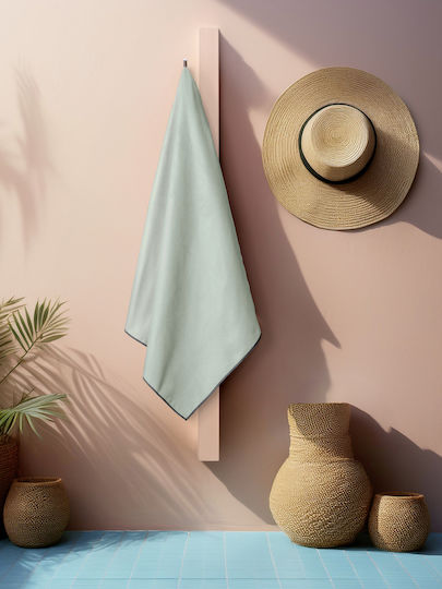 Nima Riva Πετσέτα Microfiber Σώματος Διπλής Όψεως Aqua 90x160εκ.