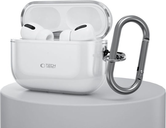 Tech-Protect Flexair Hülle Silikon in Transparent Farbe für Apple AirPods Pro 3