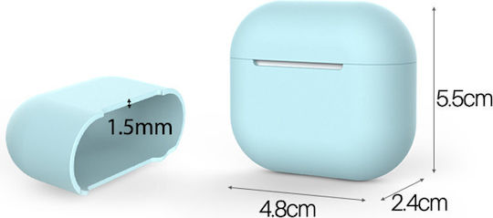 Hurtel Soft Θήκη Σιλικόνης Dark Blue για Apple AirPods 3