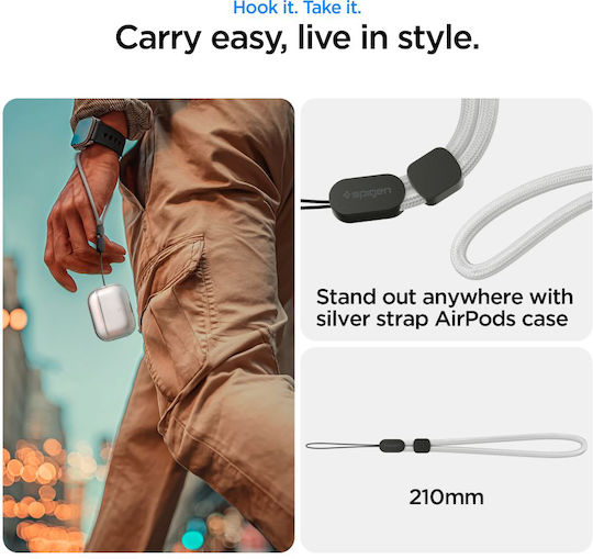 Spigen Liquid Crystal Case Silicone in Transparent color for Apple AirPods Pro 3
