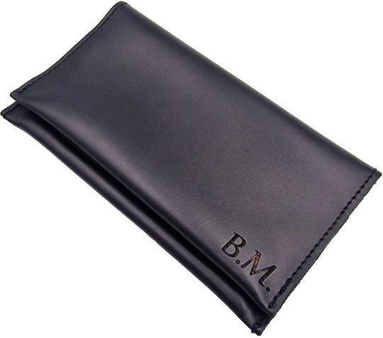 ByLeather Leather Tobacco Pouch HANDMADE With Magnetic Clasp Black
