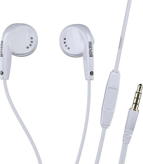 Maxell Pure Buds Earbuds Freihändig Kopfhörer mit Stecker 3.5mm Weiß