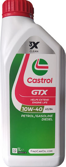 Castrol GTX Ultra Clean Sintetic Ulei Auto 10W-40 1lt