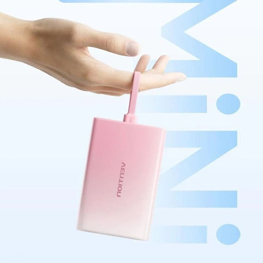 Vention Power Bank 10000mAh 22.5W with USB-A Port and USB-C Port Gold