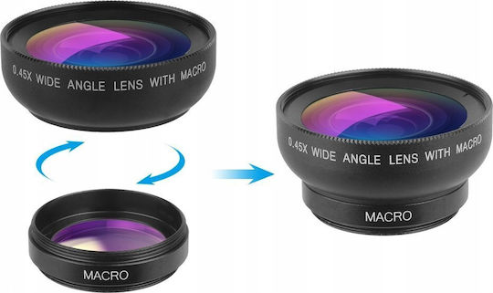 Apexel Phone Camera Lens Set Filter / Macro / Wide Angle 12.5x