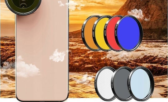 Apexel 7-in-1 Filter Set Phone Camera Filters Apl-52uv-7f