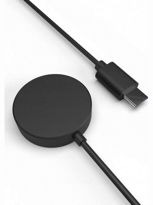 Фиксирано зареждане на Usb-c за Samsung Galaxy Watch 3 4 5 6 Active Черно