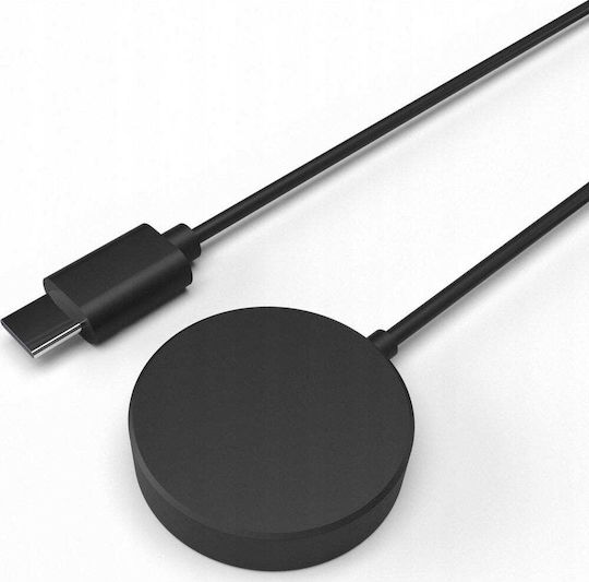 Festes USB-C-Ladegerät für Samsung Galaxy Watch 3 4 5 6 Active Schwarz