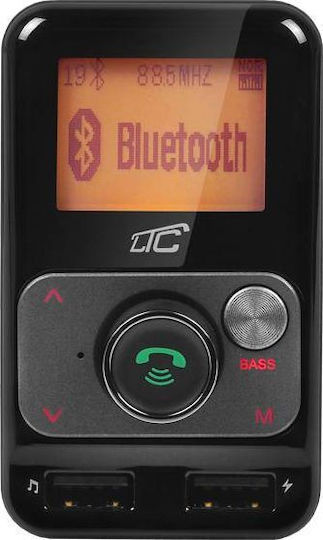 LTC Audio FM Transmitter Αυτοκινήτου με Bluetooth / MicroSD