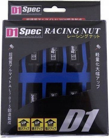 D1spec Forged Nuts D1spec Alu 12x1.5 Black