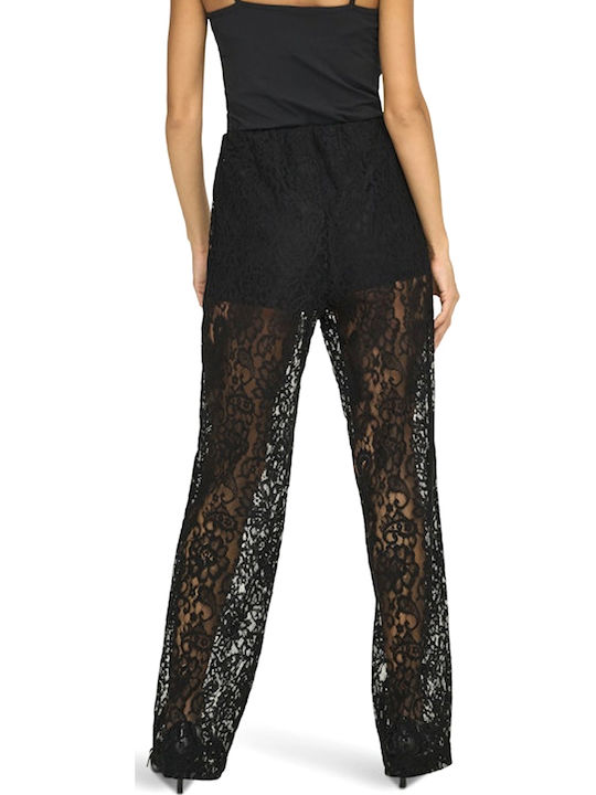 Mw Dama Tesatura Pantaloni Black