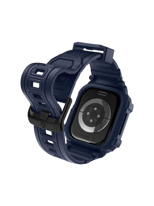 Spigen Rugged Armor Pro 2 Θήκη Σιλικόνης Navy για Apple Watch 42mm