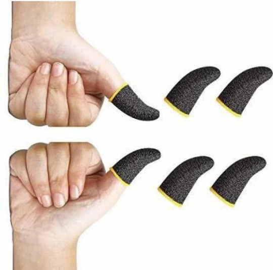 Joystick Finger Sleeves Finger Gloves Mobile Gaming Set 2pcs Gray