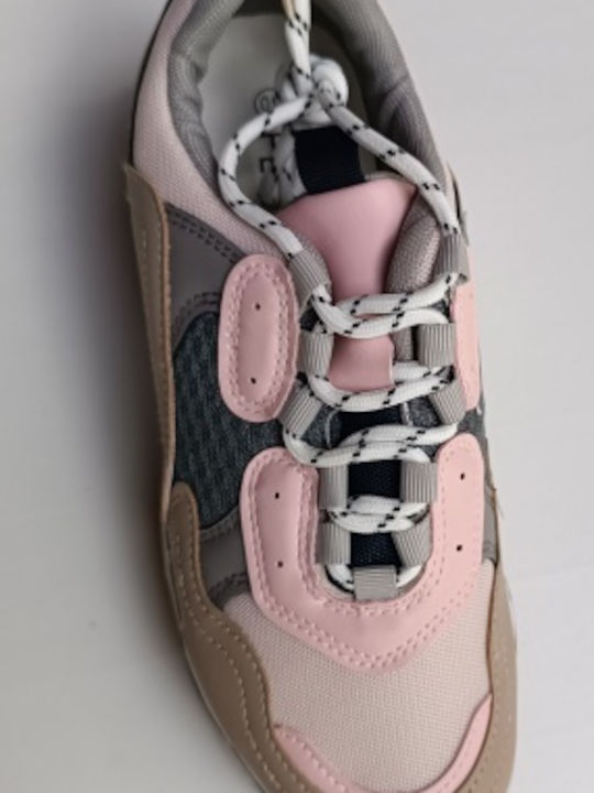 Damen Chunky Sneakers Rosa