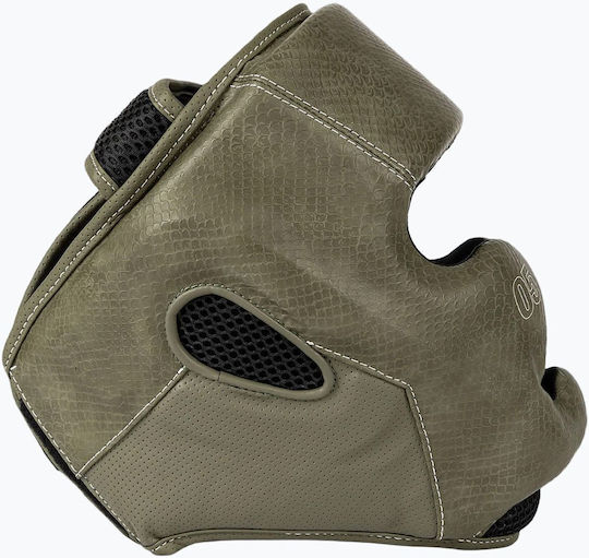 Venum Adult Full Face Boxing Headgear Synthetic Leather Green