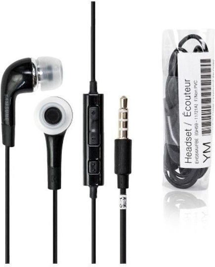 Samsung Ehs64 In-ear Handsfree Headphones with Connector 3.5mm Black
