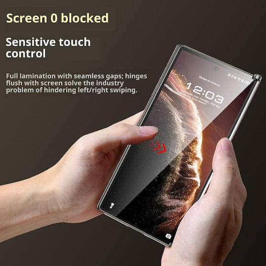 Sulada Back Cover Δερμάτινο Καφέ (Huawei Mate XT Ultimate 5G)