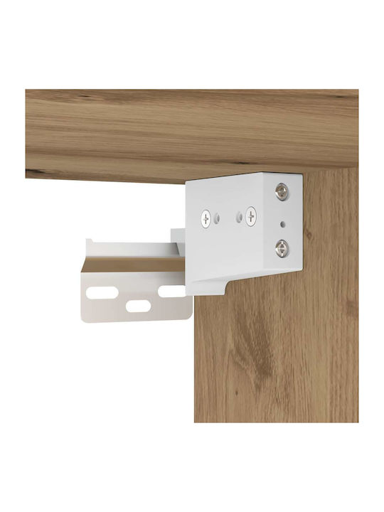 Wand Wohnzimmer Schrank aus Spanplatte Karydia 30x31x100cm