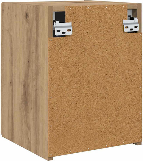Hängeschrank fürs Wohnzimmer aus Spanplatte in Walnuss 30x31x40 cm