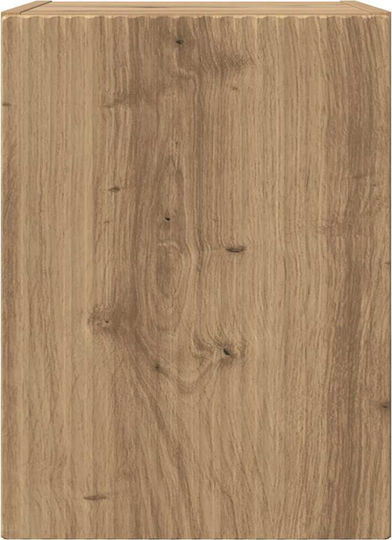 Hängeschrank fürs Wohnzimmer aus Spanplatte in Walnuss 30x31x40 cm