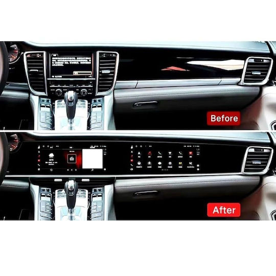 Digital IQ Car Audio System for Porsche Panamera 2010-2016 (Bluetooth/USB/WiFi/GPS/Apple-Carplay/Android-Auto) with Touch Screen 12.3"