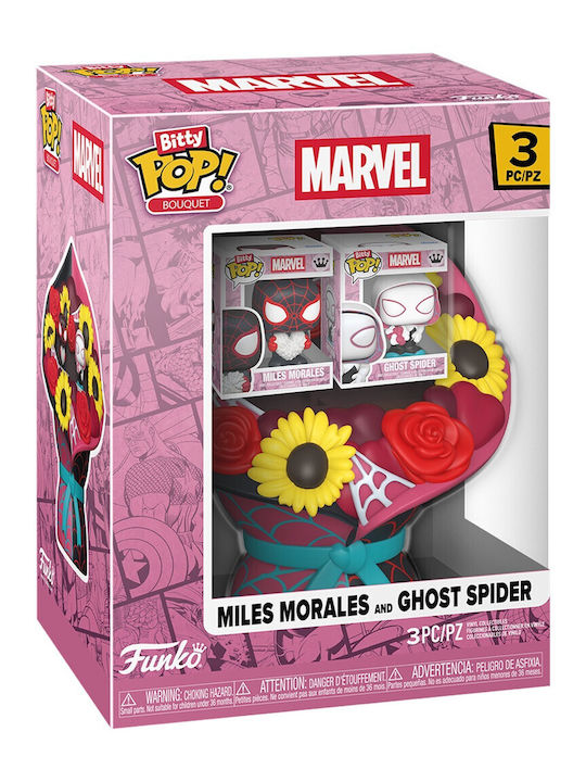Funko Bitty Pop! Blumenstrauß Marvel: Miles Morales & Ghost Spider (valentine)