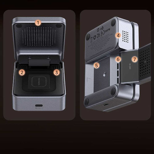 Mcdodo Încărcător Wireless Qi2 22.5W Gri (MagQ CH-5192)