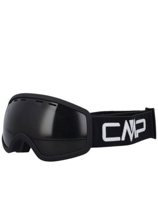 CMP Ski & Snowboard Goggles Kids Black with Lens in Black Color