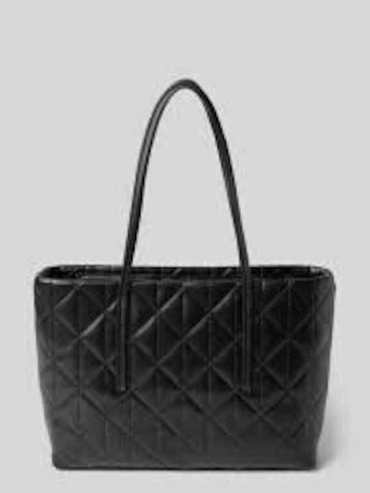 Quilted Small Tote Women's Tote Bag Black